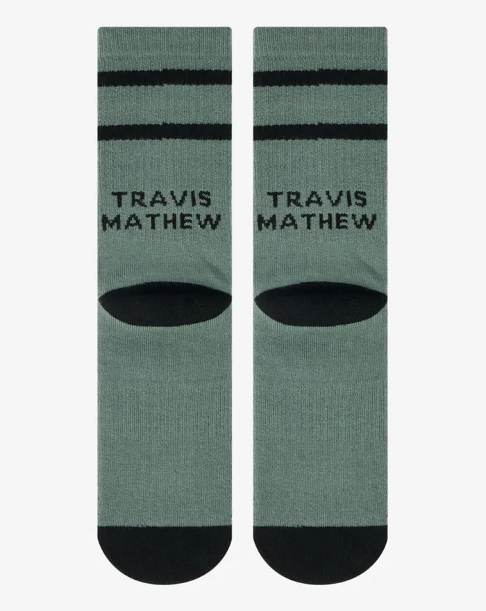 TravisMathew HIGHWAY TOWN CREW SOCK Laurel MenWomen Socks TravisMathew HIGHWAY TOWN CREW SOCK Laurel MenWomen Socks