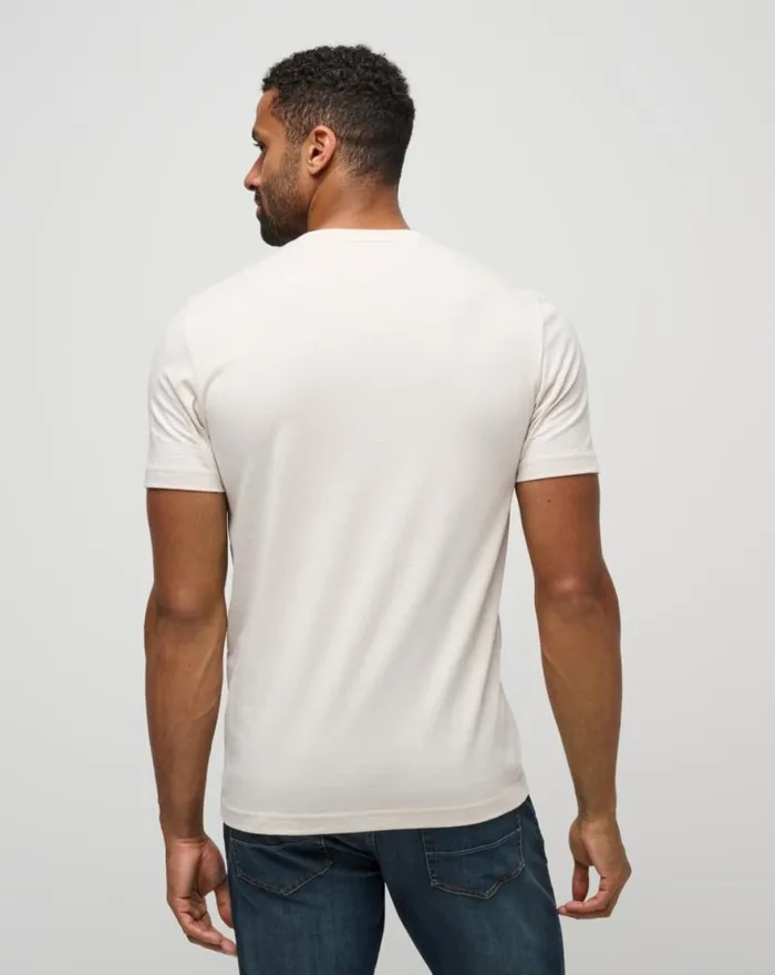 TravisMathew HOT BUTTERED RUM TEE Moonbeam Men Tees TravisMathew HOT BUTTERED RUM TEE Moonbeam Men Tees