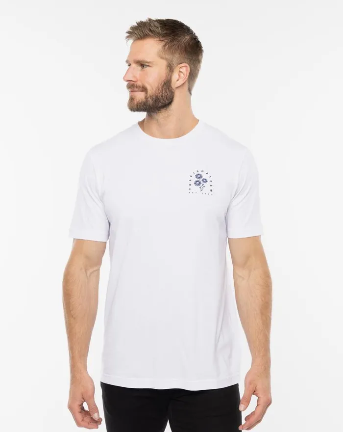 TravisMathew LOYALTY PROGRAM TEE White Men Tees TravisMathew LOYALTY PROGRAM TEE White Men Tees