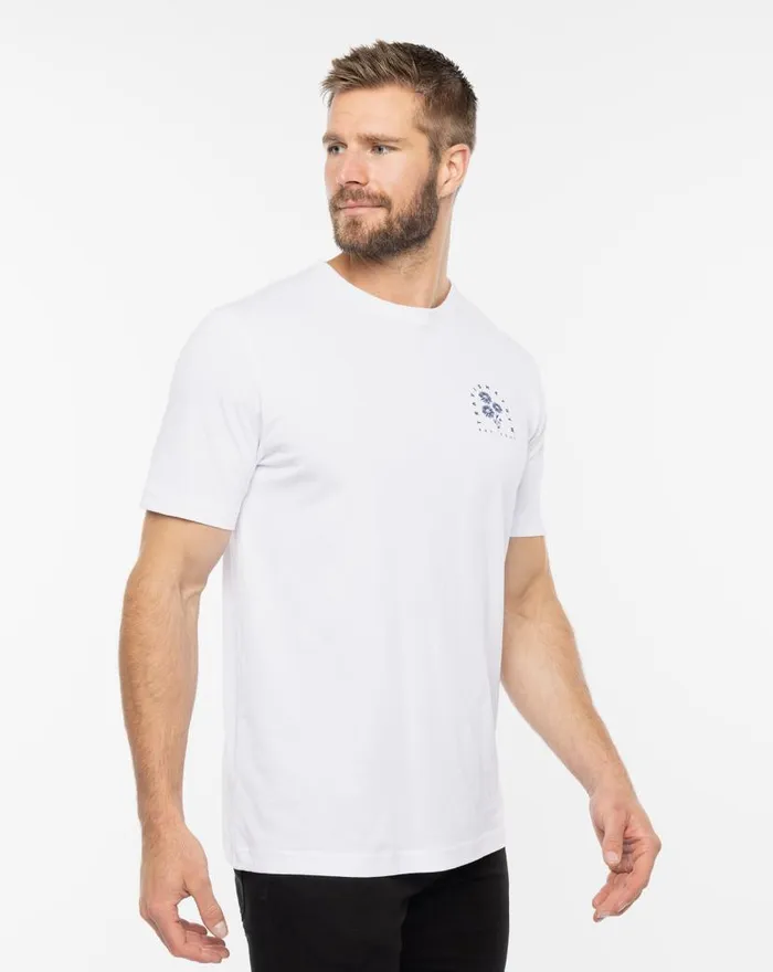 TravisMathew LOYALTY PROGRAM TEE White Men Tees TravisMathew LOYALTY PROGRAM TEE White Men Tees