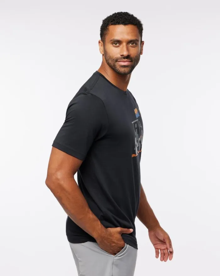 TravisMathew MAN OF THE DESERT 20 TEE Black Men Tees