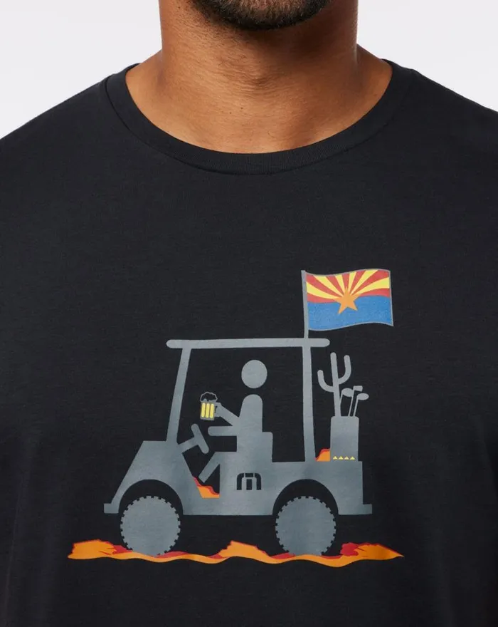 TravisMathew MAN OF THE DESERT 20 TEE Black Men Tees