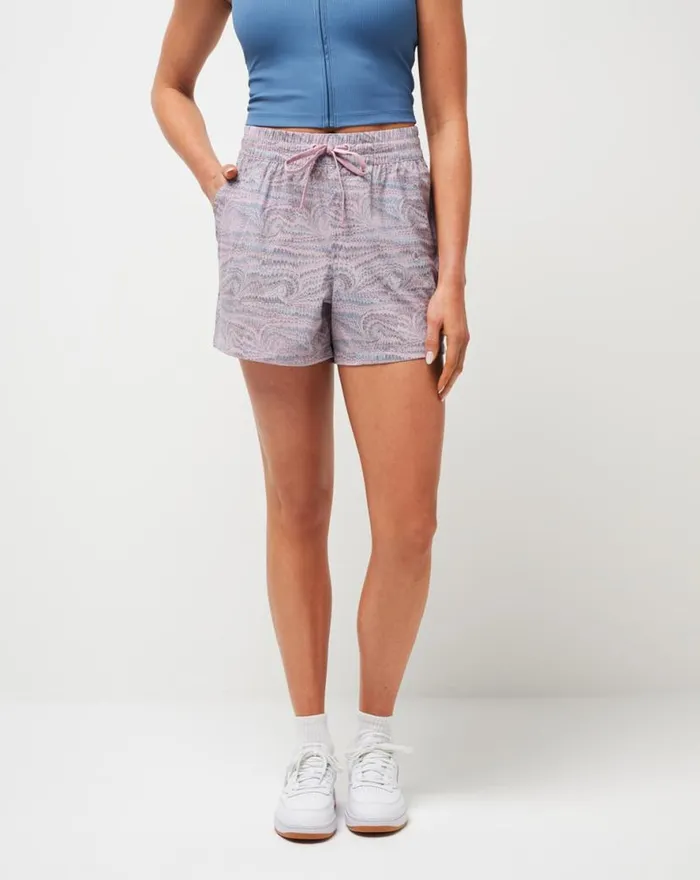 TravisMathew MISTY MELODY SHORT Moonscape Multi Women Shorts