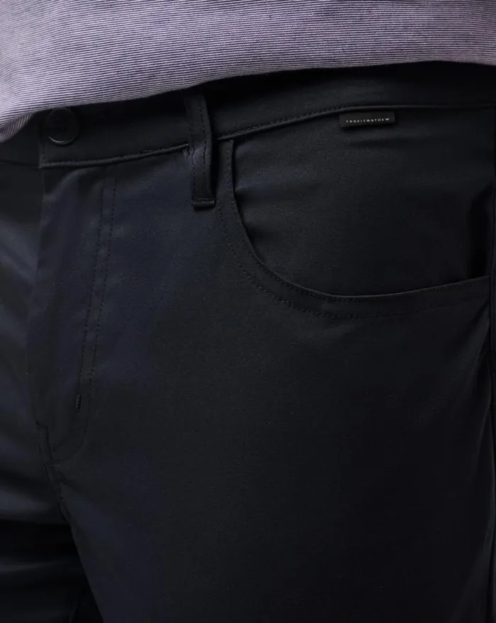 TravisMathew OPEN TO CLOSE PANT Black Men Pants TravisMathew OPEN TO CLOSE PANT Black Men Pants