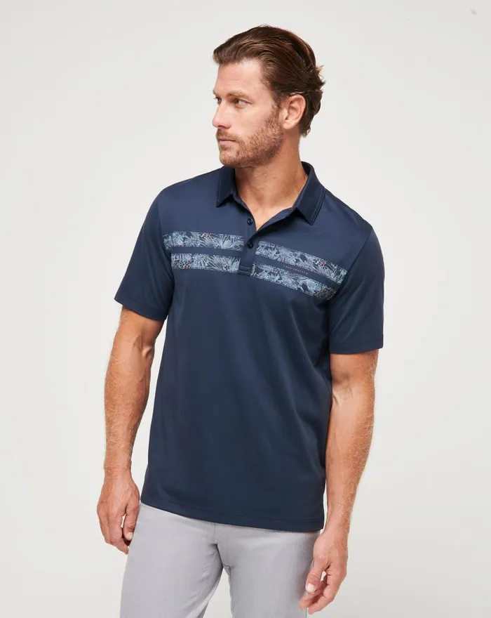 TravisMathew PIER RUNNER POLO Total Eclipse Men Polos