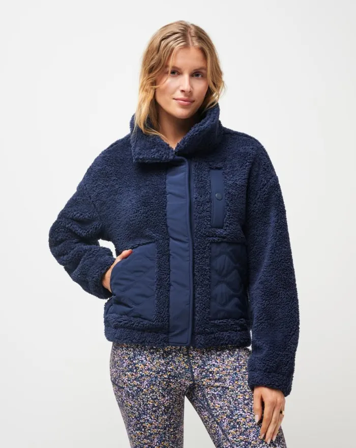 TravisMathew SWEET HEAT FULL ZIP Navy Blazer Women Jackets