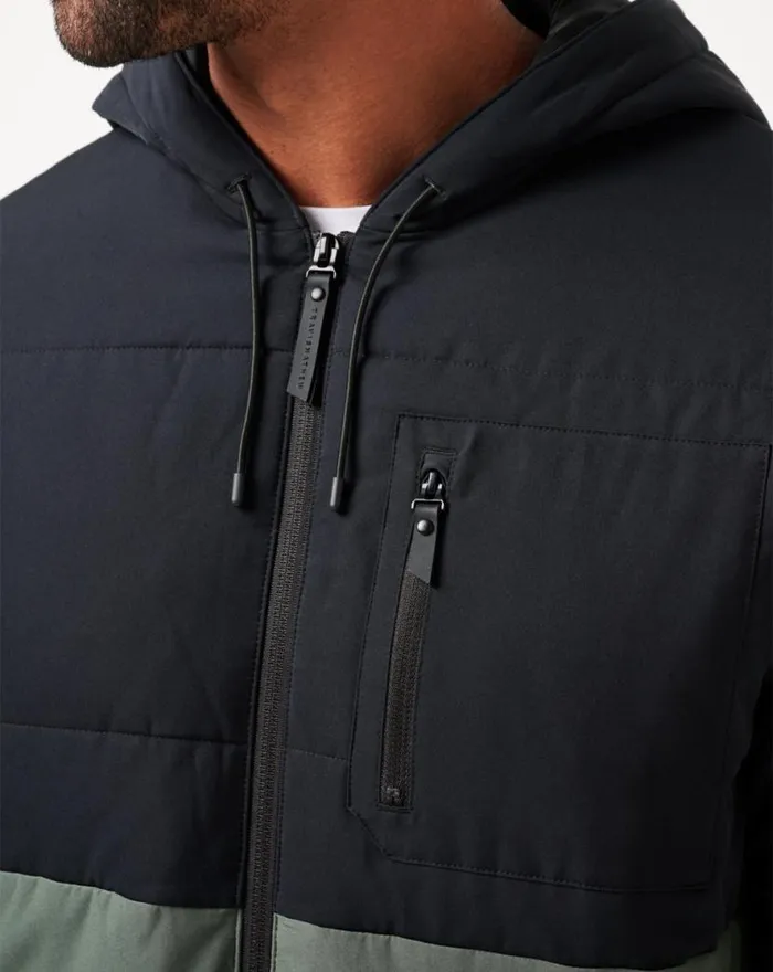 TravisMathew TORCH RUNNER FULL ZIP Black Men Jackets TravisMathew TORCH RUNNER FULL ZIP Black Men Jackets