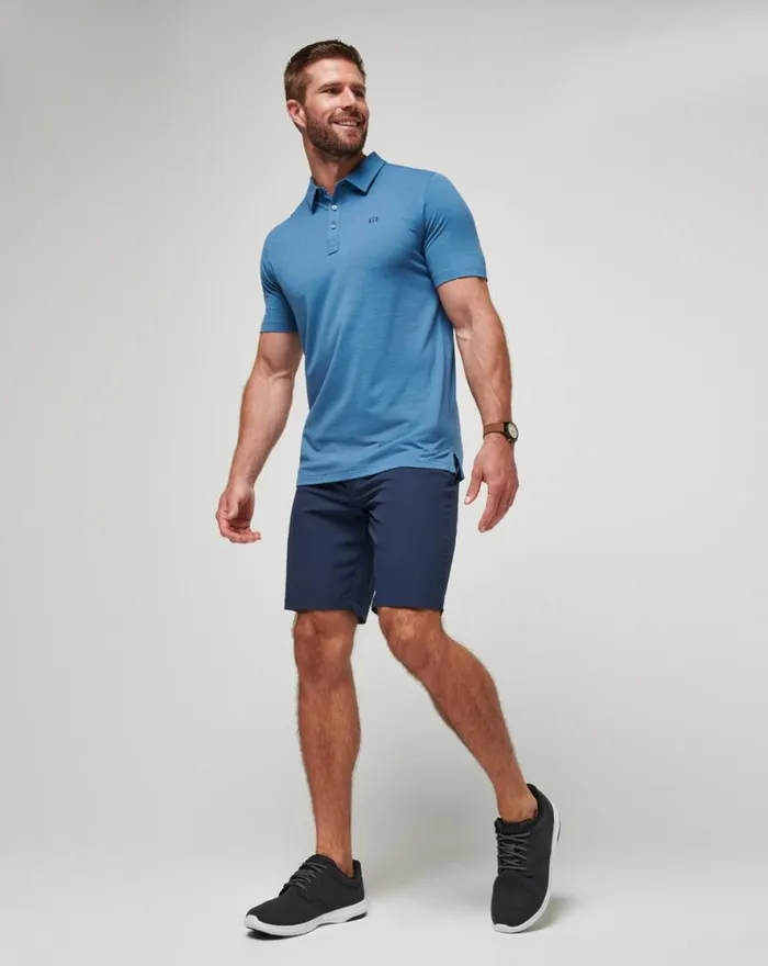 TravisMathew WANDERLUST SHORT 9IN Mood Indigo Men Shorts TravisMathew WANDERLUST SHORT 9IN Mood Indigo Men Shorts