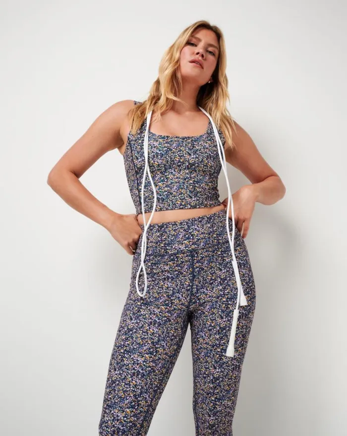 TravisMathew WHERE IT COUNTS LEGGING Cream Multi Women Pants TravisMathew WHERE IT COUNTS LEGGING Cream Multi Women Pants