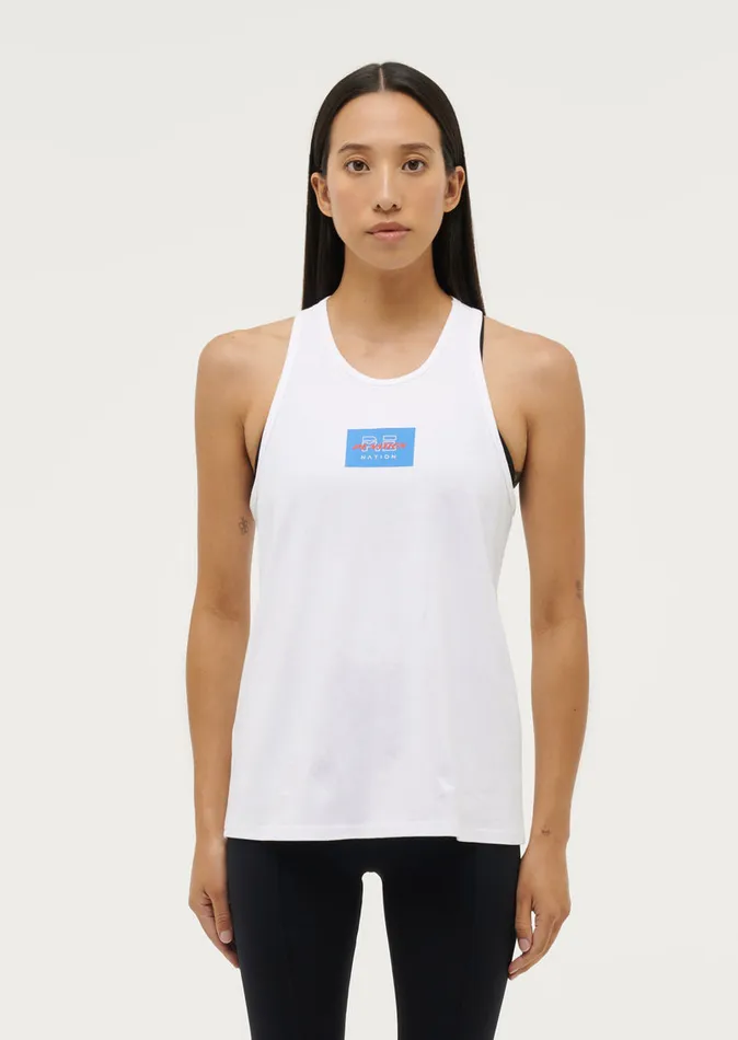 TRIFECTA TANK IN WHITE Women Tanks PE Nation