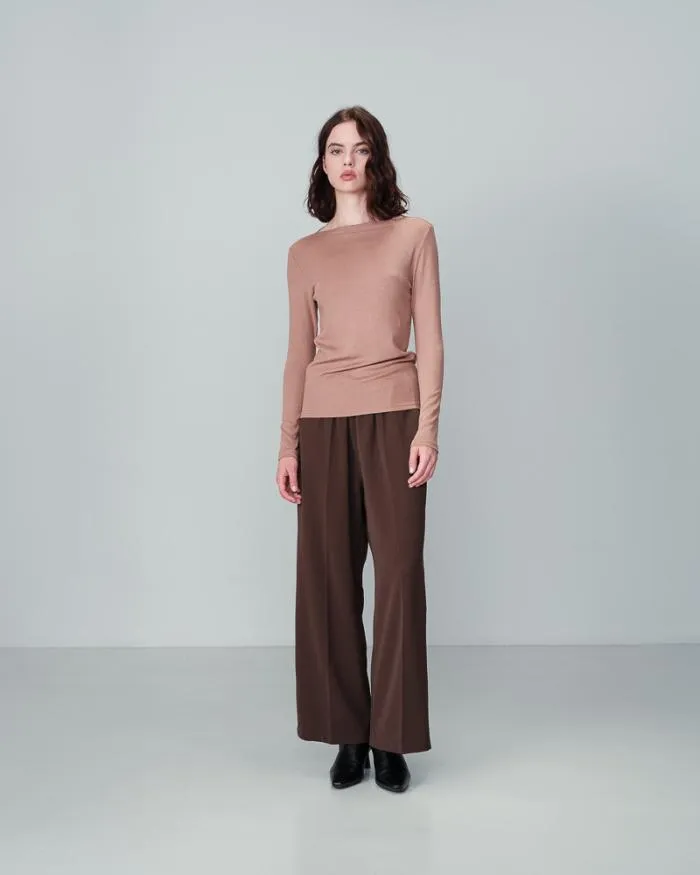 TROUSERS CHOCOLAT NOBLESSE Shop Grace and Mila Flowing Trousers