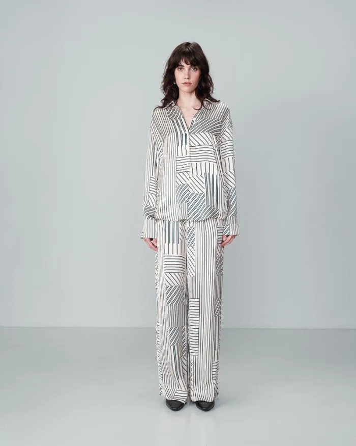 TROUSERS ECRU NELSON Shop Grace and Mila Flowing Trousers