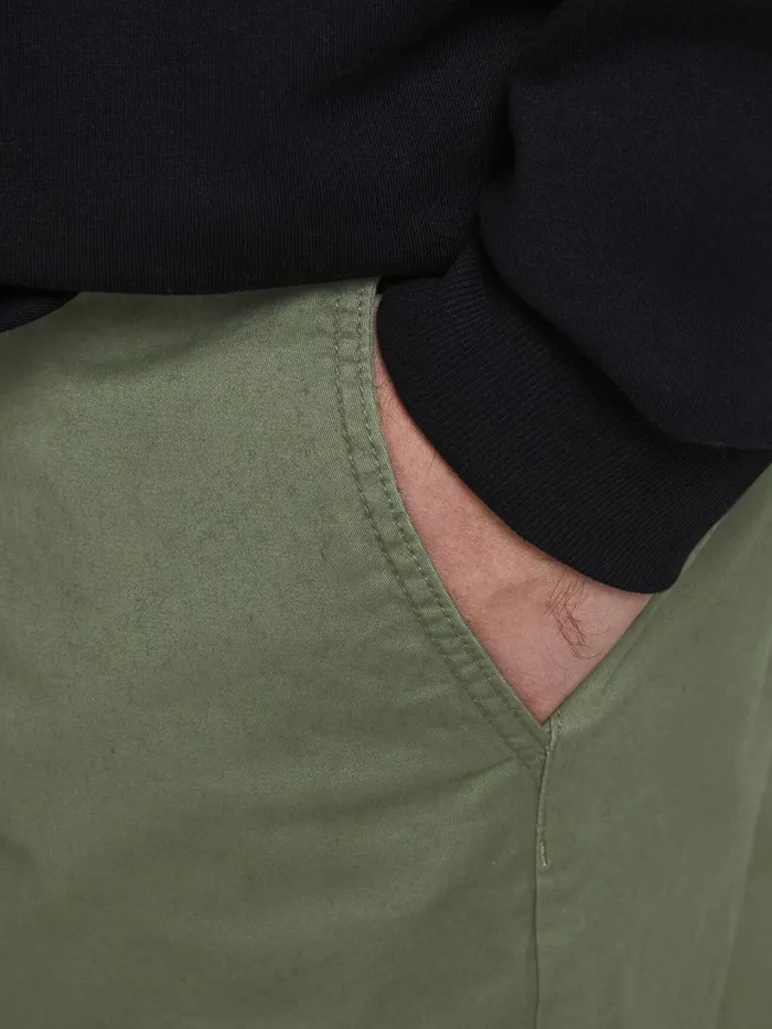 Trousers JACK and JONES Mens GORDON LANE AKM PLUS SIZE SWEAT PANTS Green Deep Lichen Green Online