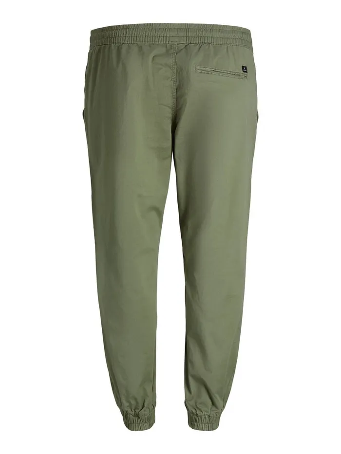 Trousers JACK and JONES Mens GORDON LANE AKM PLUS SIZE SWEAT PANTS Green Deep Lichen Green Online