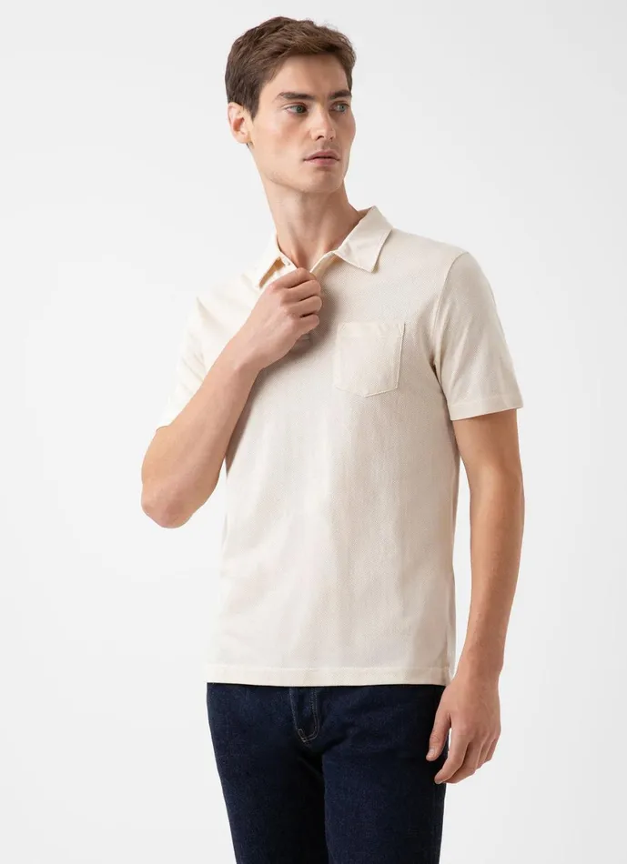 Undyed Riviera Polo Shirt Undyed Men SUNSPEL Polo Shirts