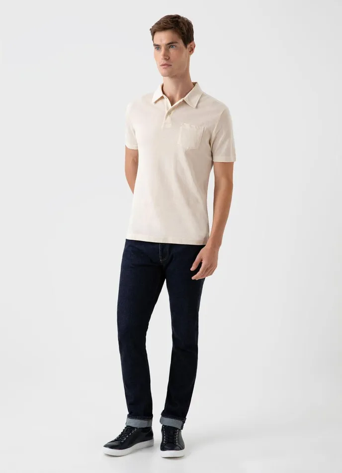 Undyed Riviera Polo Shirt Undyed Men SUNSPEL Polo Shirts