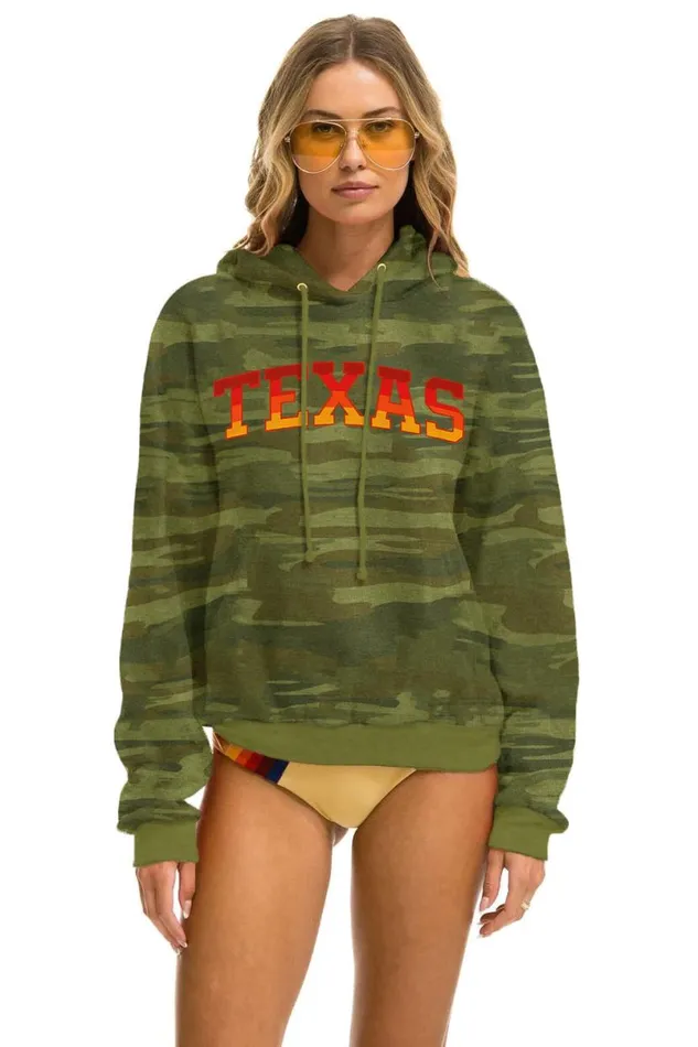 University Of Texas Pullover Hoodie Relaxed 8211 Camo WomenMen Aviator Nation Hoodies University Of Texas Pullover Hoodie Relaxed 8211 Camo WomenMen Aviator Nation Hoodies