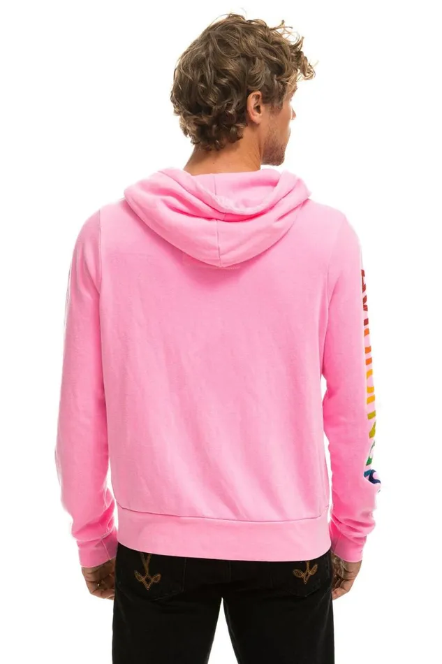 Vail Hoodie 8211 Neon Pink WomenMen Aviator Nation Hoodies