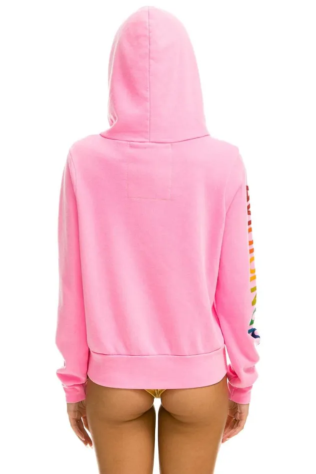 Vail Hoodie 8211 Neon Pink WomenMen Aviator Nation Hoodies