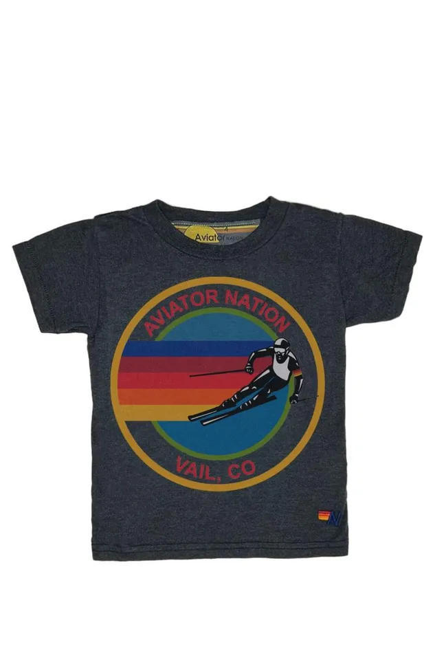 Vail Tee 8211 Charcoal Kids Aviator Nation Tees