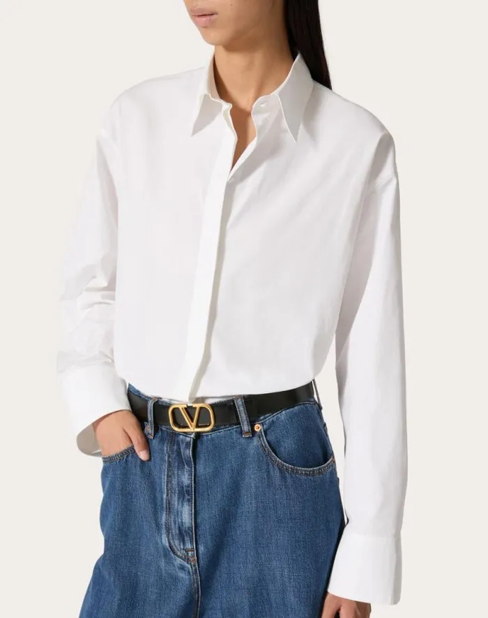 Valentino Belts Woman Reversible Vlogo Signature Belt In Glossy Calfskin 30 Mm For Woman In Saddle Brownblack Saddle Brownblack Valentino Belts Woman Reversible Vlogo Signature Belt In Glossy Calfskin 30 Mm For Woman In Saddle Brownblack Saddle Brownblack