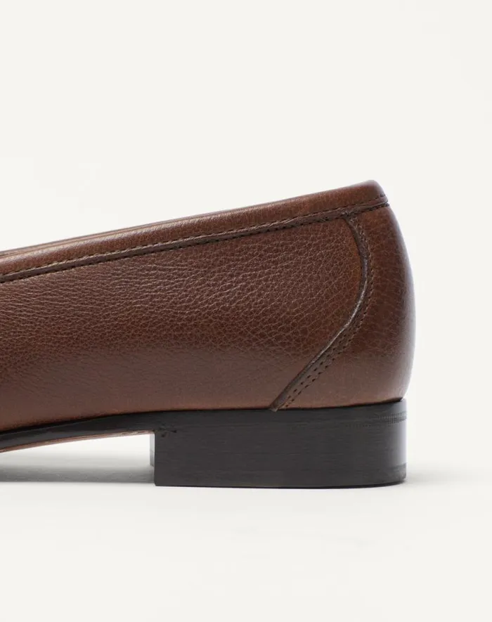 Valentino Laceups And Loafers Man Vlogo Signature Buffalo Loafer For Man In Bark Brown Bark Brown Valentino Laceups And Loafers Man Vlogo Signature Buffalo Loafer For Man In Bark Brown Bark Brown