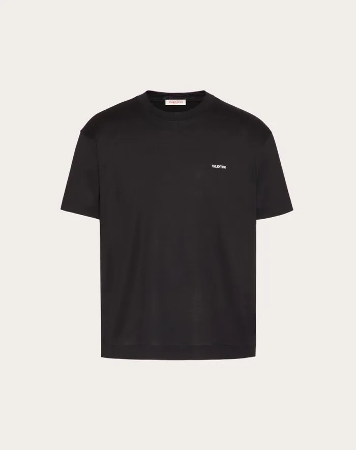 Valentino Tshirts And Sweatshirts Man Valentino Print Cotton Tshirt For Man In Rubin Rubin Valentino Tshirts And Sweatshirts Man Valentino Print Cotton Tshirt For Man In Rubin Rubin