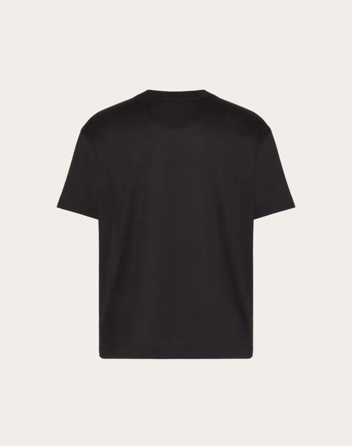 Valentino Tshirts And Sweatshirts Man Valentino Print Cotton Tshirt For Man In Rubin Rubin Valentino Tshirts And Sweatshirts Man Valentino Print Cotton Tshirt For Man In Rubin Rubin