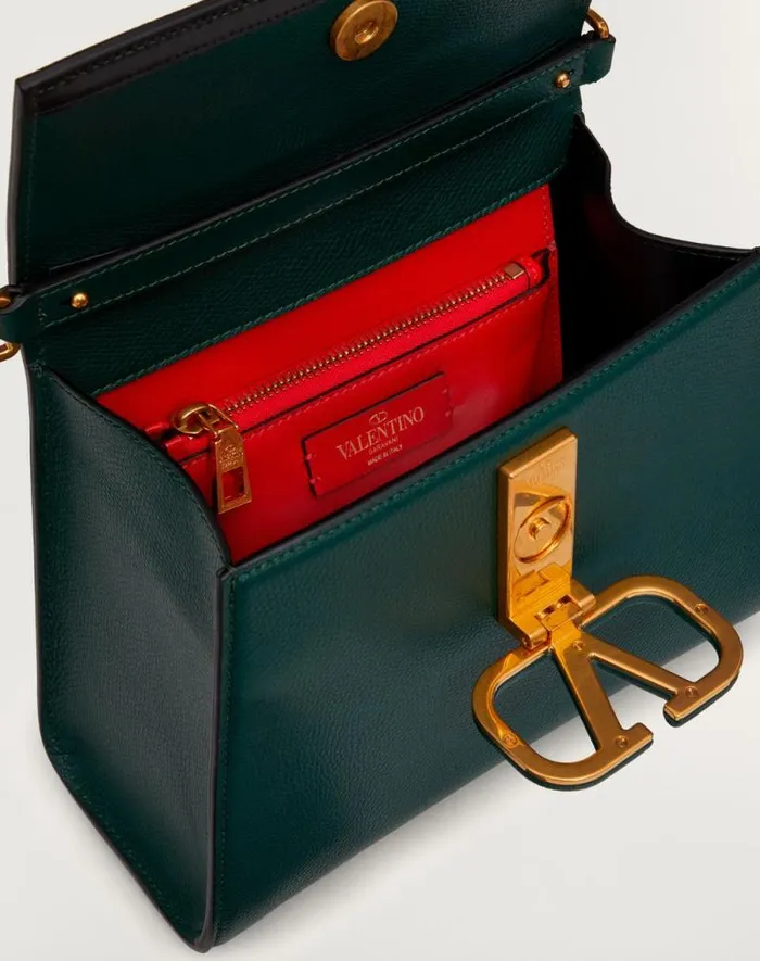 Valentino Top Handle Bags Woman Small Vsling Grainy Calfskin Handbag For Woman In Clayrose Quartz Clayrose Quartz Valentino Top Handle Bags Woman Small Vsling Grainy Calfskin Handbag For Woman In Clayrose Quartz Clayrose Quartz