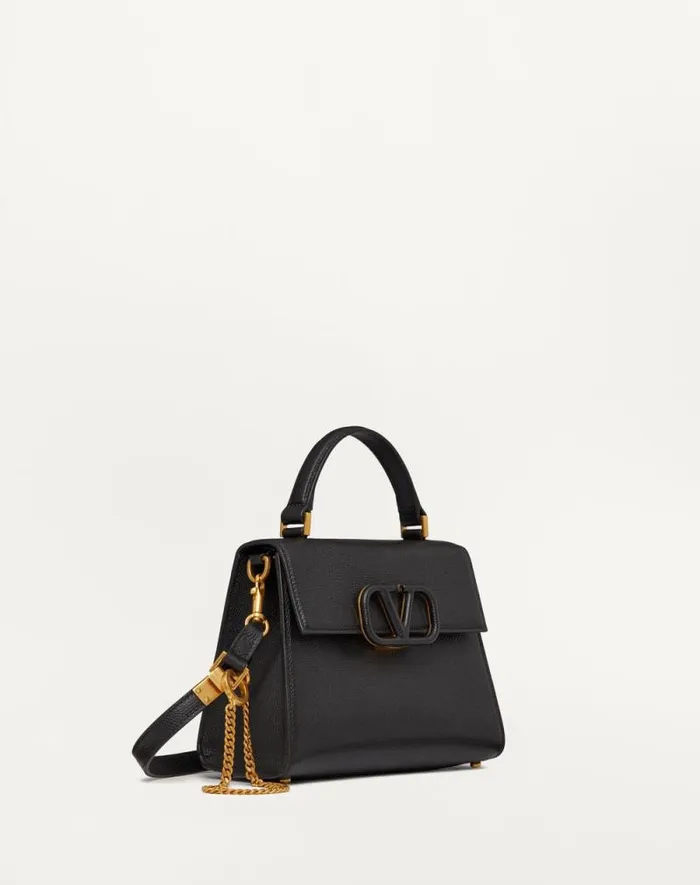 Valentino Top Handle Bags Woman Small Vsling Grainy Calfskin Handbag For Woman In Clayrose Quartz Clayrose Quartz Valentino Top Handle Bags Woman Small Vsling Grainy Calfskin Handbag For Woman In Clayrose Quartz Clayrose Quartz
