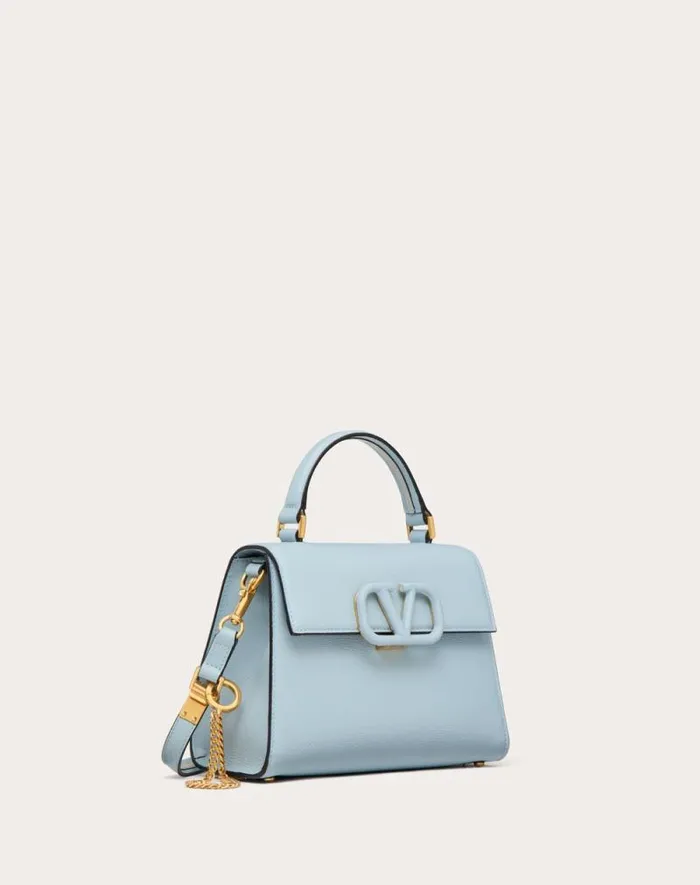 Valentino Top Handle Bags Woman Small Vsling Grainy Calfskin Handbag For Woman In Clayrose Quartz Clayrose Quartz Valentino Top Handle Bags Woman Small Vsling Grainy Calfskin Handbag For Woman In Clayrose Quartz Clayrose Quartz
