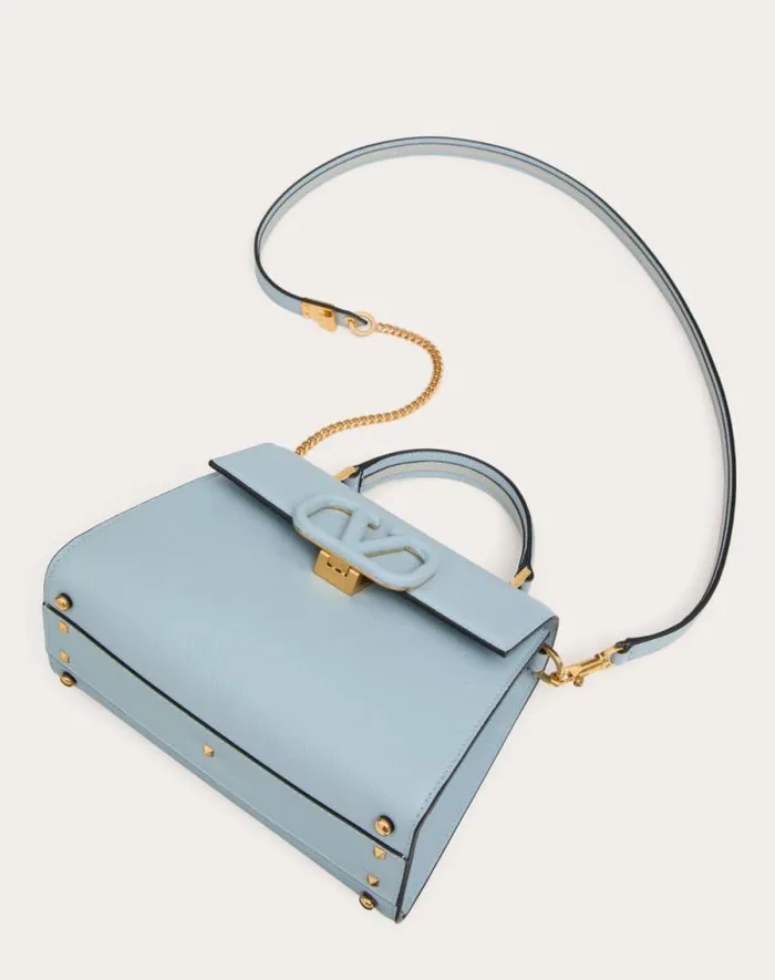 Valentino Top Handle Bags Woman Small Vsling Grainy Calfskin Handbag For Woman In Clayrose Quartz Clayrose Quartz Valentino Top Handle Bags Woman Small Vsling Grainy Calfskin Handbag For Woman In Clayrose Quartz Clayrose Quartz