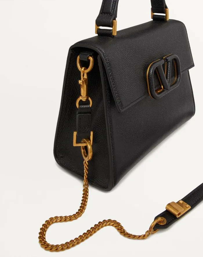 Valentino Top Handle Bags Woman Small Vsling Grainy Calfskin Handbag For Woman In Clayrose Quartz Clayrose Quartz Valentino Top Handle Bags Woman Small Vsling Grainy Calfskin Handbag For Woman In Clayrose Quartz Clayrose Quartz