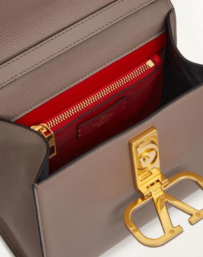 Valentino Top Handle Bags Woman Small Vsling Grainy Calfskin Handbag For Woman In Clayrose Quartz Clayrose Quartz Valentino Top Handle Bags Woman Small Vsling Grainy Calfskin Handbag For Woman In Clayrose Quartz Clayrose Quartz