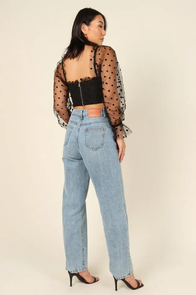 Varinka Top Black Women Tops Petal and Pup