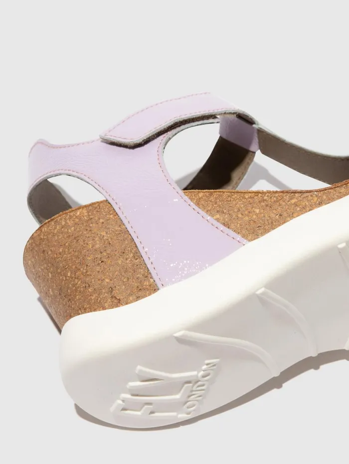 Velcro Sandals GUFI049FLY VIOLET Women Fly London Sandals