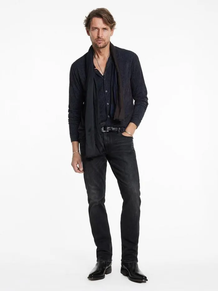 VENETO SHIRT Black Men John Varvatos Shirts
