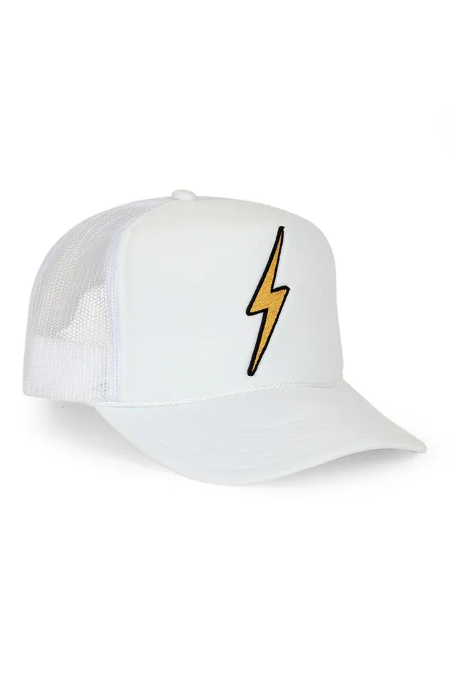 Vintage Bolt Trucker Hat WomenMen Aviator Nation Trucker Hats