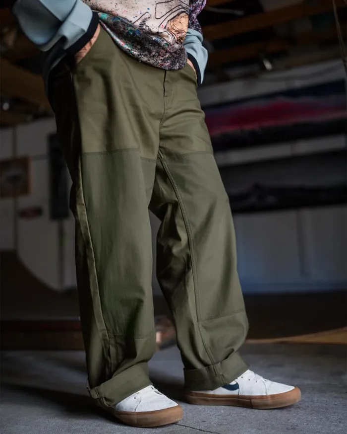 Volcom Japan By Bryan Iguchi Work Pants 8211 Winter Moss Mens Volcom Pants