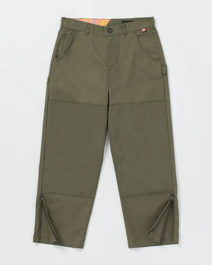 Volcom Japan By Bryan Iguchi Work Pants 8211 Winter Moss Mens Volcom Pants