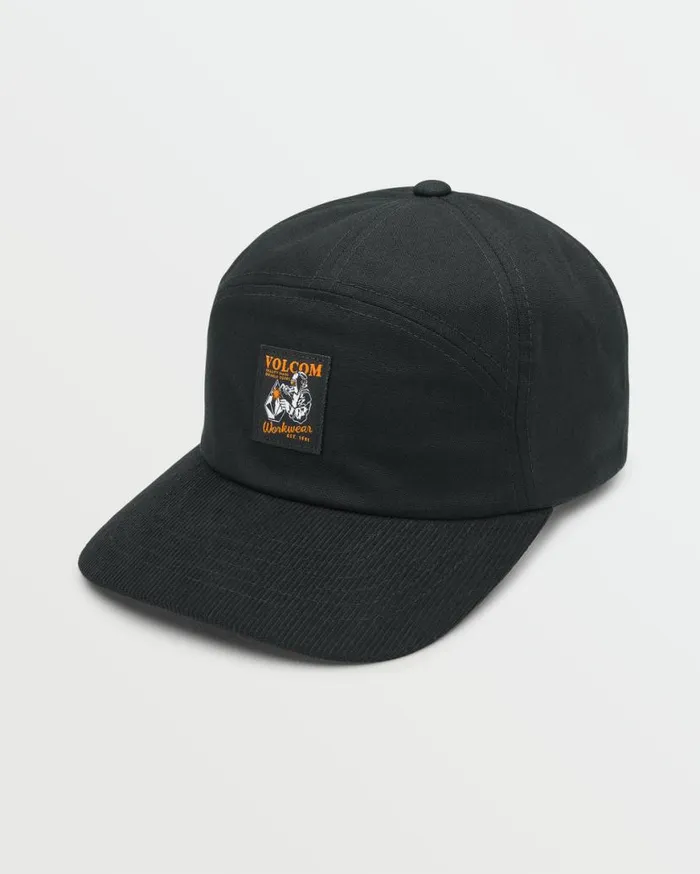 Volcom Workwear Adjustable Hat 8211 Black Mens Volcom Hats and Beanies