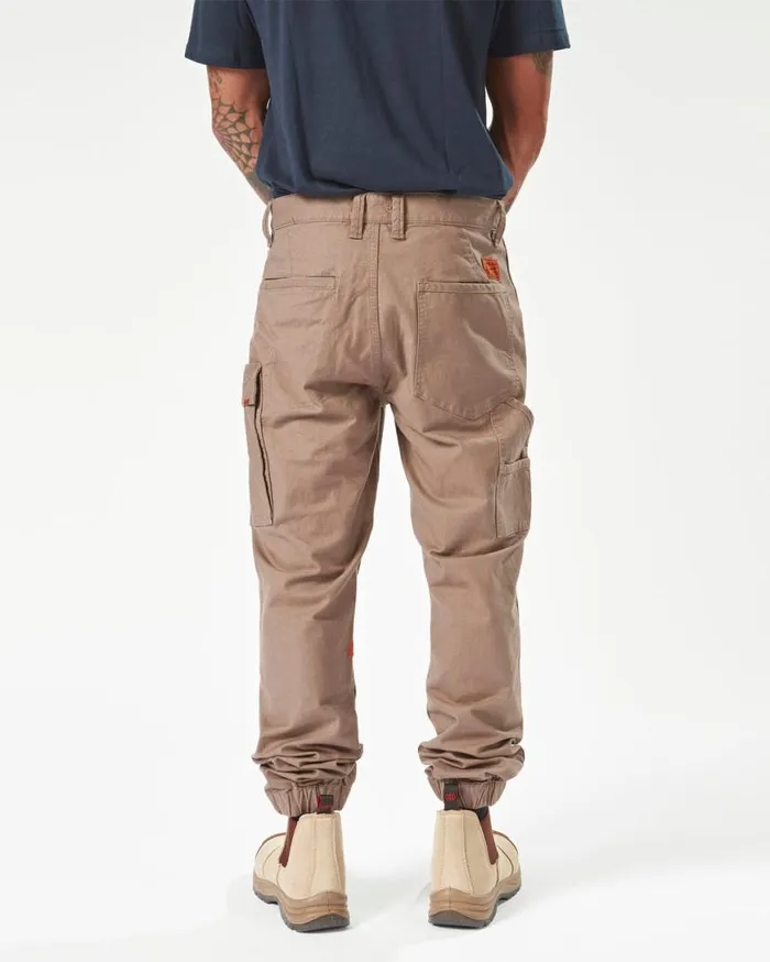 Volcom Workwear Caliper Cuff Pants 8211 Brindle Mens Volcom Pants