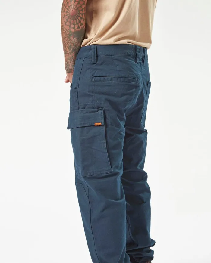 Volcom Workwear Caliper Cuff Pants 8211 Navy Mens Volcom Pants