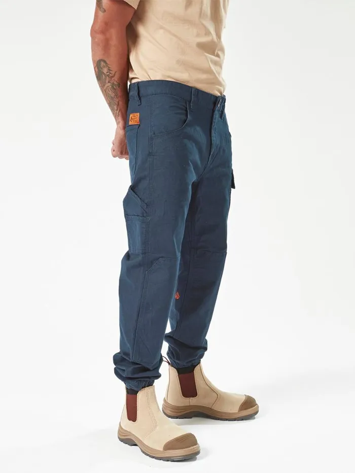 Volcom Workwear Caliper Cuff Pants 8211 Navy Mens Volcom Pants
