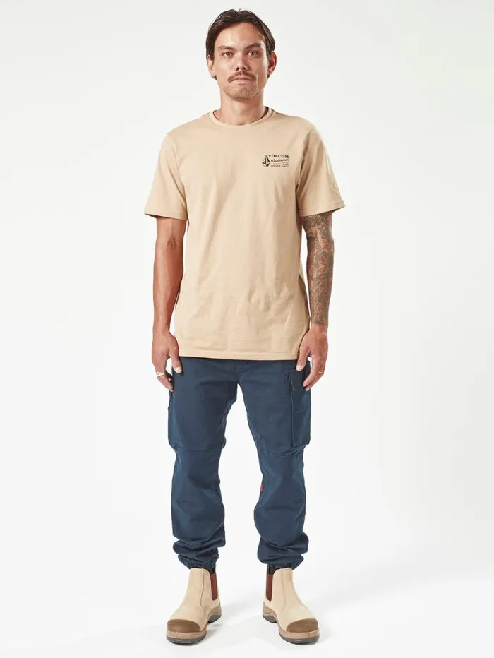 Volcom Workwear Caliper Cuff Pants 8211 Navy Mens Volcom Pants