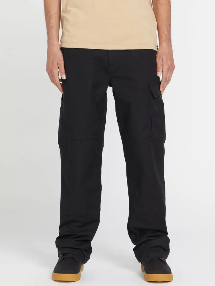 Volcom Workwear Caliper Relaxed Work Pants 8211 Black Mens Volcom Pants