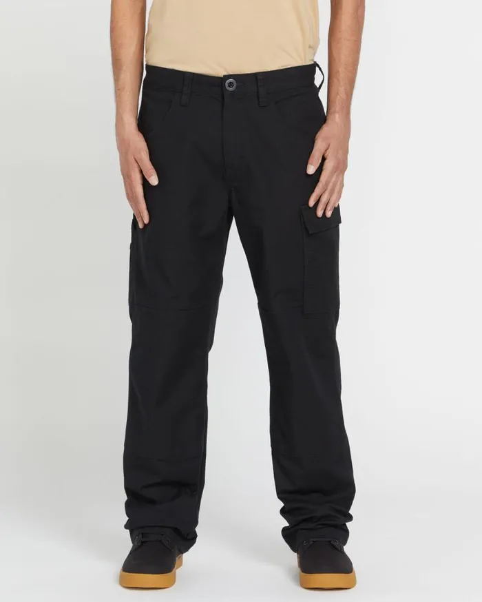Volcom Workwear Caliper Relaxed Work Pants 8211 Black Mens Volcom Pants