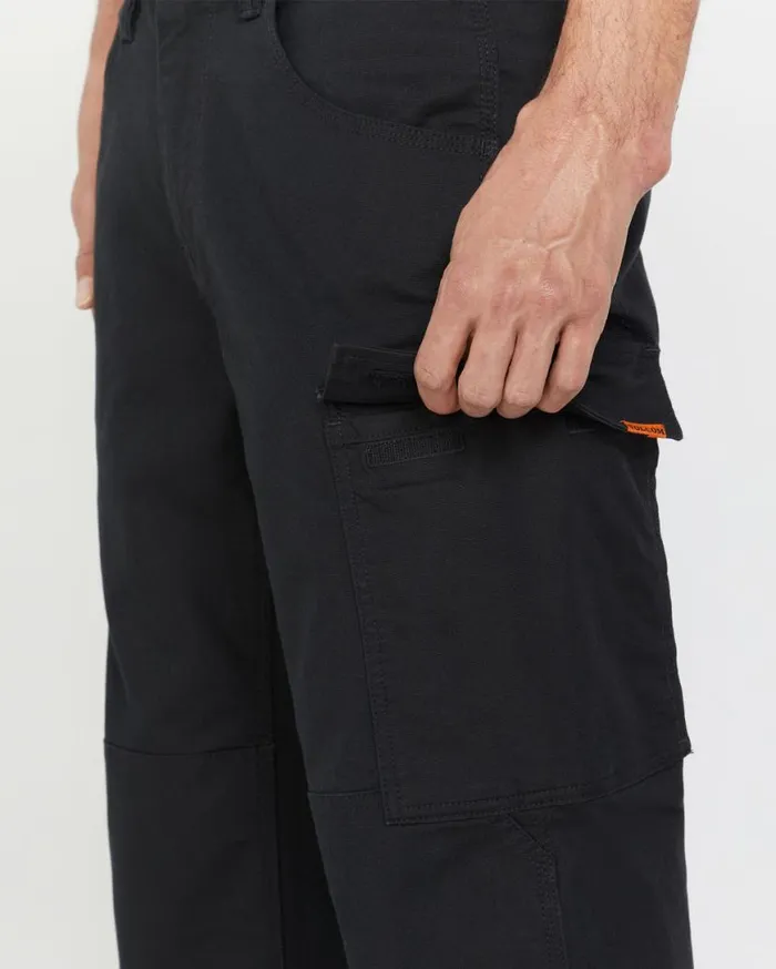 Volcom Workwear Caliper Relaxed Work Pants 8211 Black Mens Volcom Pants