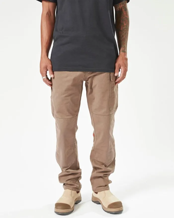 Volcom Workwear Caliper Work Pants 8211 Brindle Mens Volcom Pants
