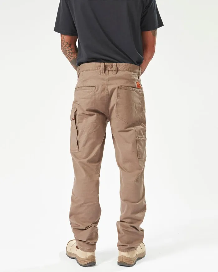 Volcom Workwear Caliper Work Pants 8211 Brindle Mens Volcom Pants